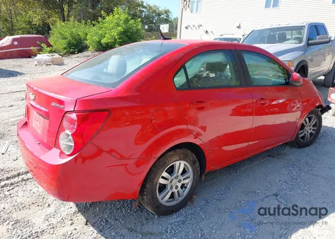 2012 Chevrolet Sonic 2Ls from USA, damaged, VIN 1G1JA5SH2C4172618